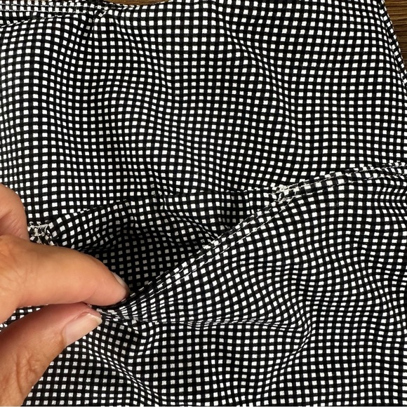 IBKUL Womens Swing Skort XL Black Mini Check UPF Pockets Golf Stretch Tennis - Picture 5 of 10